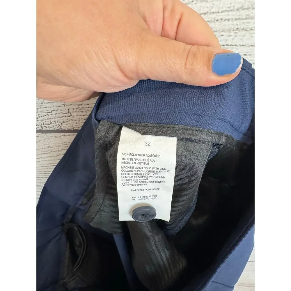 Grand Slam Performance Men's Navy Blue Golf Shorts Size 32